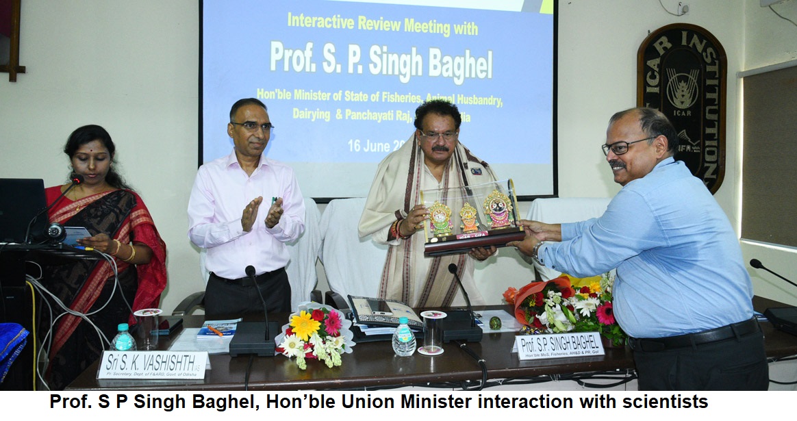 Prof. S P Singh Baghel, Hon’ble Union Minister Interaction with scientists
